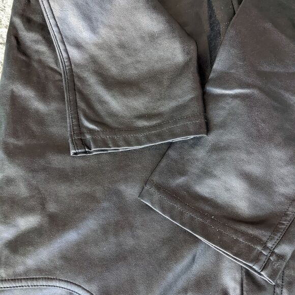 Aritzia WILFRED low rise leather pants size 10 @O - Picture 11 of 12
